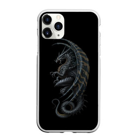 Чехол для iPhone 11 Pro Max матовый с принтом Black Dragon в Тюмени, Силикон |  | Тематика изображения на принте: beast | dinosaur | dragon | fire | hunter | ice | monster | predator | reptile | динозавр | дракон | зверь | лед | ледяной | монстр | огненный | огонь | охотник | хищник