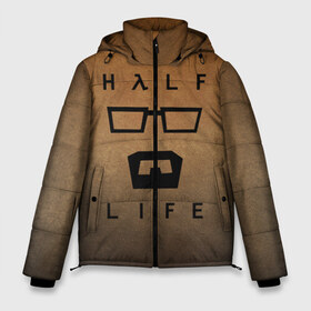 Мужская зимняя куртка 3D с принтом HALF-LIFE в Тюмени, верх — 100% полиэстер; подкладка — 100% полиэстер; утеплитель — 100% полиэстер | длина ниже бедра, свободный силуэт Оверсайз. Есть воротник-стойка, отстегивающийся капюшон и ветрозащитная планка. 

Боковые карманы с листочкой на кнопках и внутренний карман на молнии. | aperture laboratories | black mesa | gordon freeman | half life | half life 3 | valve | блэк меса | вэлв | гордон фриман | халф лайф