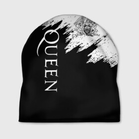 Шапка 3D с принтом QUEEN в Тюмени, 100% полиэстер | универсальный размер, печать по всей поверхности изделия | queen | rock | we will rock you | брайан мэи | группа queen | группа квин | джон дикон | квин | королева | король | роджер тейлор | рок | фредди меркьюри