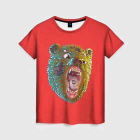 Женская футболка 3D с принтом Little Big в Тюмени, 100% полиэфир ( синтетическое хлопкоподобное полотно) | прямой крой, круглый вырез горловины, длина до линии бедер | 20 | 2020 | bear | big | eurovision | little | music | rus | russia | биг | бузова | евровидение | ильич | крыса | литл | медведь | музыка | россия