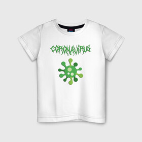 Детская футболка хлопок с принтом Коронавирус World Tour в Тюмени, 100% хлопок | круглый вырез горловины, полуприлегающий силуэт, длина до линии бедер | 2019 ncov | coronavirus | virus | world tour | вирус | коронавирус | мировой тур