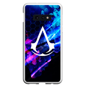 Чехол для Samsung S10E с принтом Assassin’s Creed в Тюмени, Силикон | Область печати: задняя сторона чехла, без боковых панелей | Тематика изображения на принте: black flag | brotherhood | chronicles | creed | game | origins | revelations | rogue | syndicate | unity | альтаир | ассасин | игры | кинжал | пираты