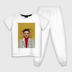Детская пижама хлопок с принтом Little Big Banana Man в Тюмени, 100% хлопок |  брюки и футболка прямого кроя, без карманов, на брюках мягкая резинка на поясе и по низу штанин
 | bananaman | eurovision | littlebig | евровидение | ильич | кликклак