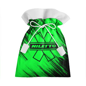 Подарочный 3D мешок с принтом NILETTO в Тюмени, 100% полиэстер | Размер: 29*39 см | Тематика изображения на принте: logo | niletto | логотип | любимка niletto | нилето