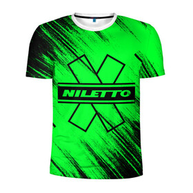 Мужская футболка 3D спортивная с принтом NILETTO в Тюмени, 100% полиэстер с улучшенными характеристиками | приталенный силуэт, круглая горловина, широкие плечи, сужается к линии бедра | logo | niletto | логотип | любимка niletto | нилето