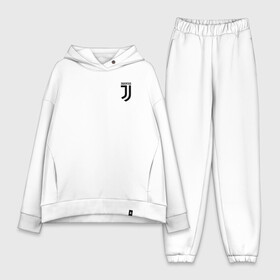 Женский костюм хлопок Oversize с принтом JUVENTUS | ЮВЕНТУС (Z) в Тюмени,  |  | cr7 | fc juventus | football | juve | juventus | ronaldo | sport | роналдо | спорт | футбол | ювентус