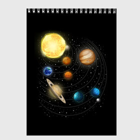 Скетчбук с принтом Солнечная Система в Тюмени, 100% бумага
 | 48 листов, плотность листов — 100 г/м2, плотность картонной обложки — 250 г/м2. Листы скреплены сверху удобной пружинной спиралью | earth | mars | nasa | planet | planets | space | star | stars | sun | system | венера | звезды | земля | космос | марс | меркурий | планета | планеты | сатурн | система | солнце | уран | юпитер