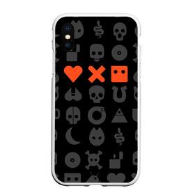 Чехол для iPhone XS Max матовый с принтом LOVE DEATH ROBOTS (LDR) в Тюмени, Силикон | Область печати: задняя сторона чехла, без боковых панелей | Тематика изображения на принте: death | fantastic | future | ldr | love | love death and robots | love death robots | netflix | robots | sci fi | будущее | лдр | любовь | нетфликс | роботы | фантастика