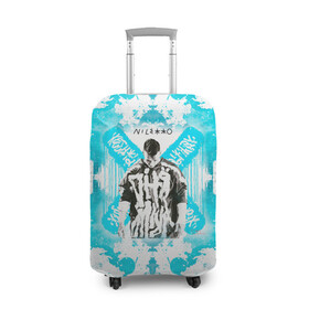 Чехол для чемодана 3D с принтом NILETTO в Тюмени, 86% полиэфир, 14% спандекс | двустороннее нанесение принта, прорези для ручек и колес | niletto | артист | данила прытков | певец | российский | танцор