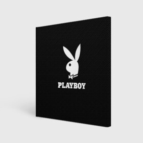 Холст квадратный с принтом PLAYBOY | ПЛЕЙБОЙ (Z) в Тюмени, 100% ПВХ |  | brand | brazzers | faketaxi | hub | mode | playboy | бразерс | бренд | мода | фейк такси