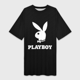 Платье-футболка 3D с принтом PLAYBOY | ПЛЕЙБОЙ (Z) в Тюмени,  |  | brand | brazzers | faketaxi | hub | mode | playboy | бразерс | бренд | мода | фейк такси