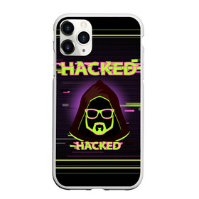 Чехол для iPhone 11 Pro матовый с принтом Hacked в Тюмени, Силикон |  | cybepunk | hacked | hacker | it | аноним | анонимус | взлом | взломщик | киберпанк | программист | хак | хакер