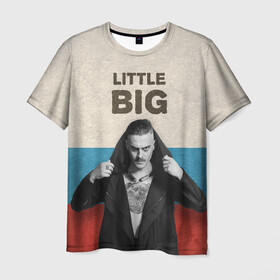 Мужская футболка 3D с принтом Little Big в Тюмени, 100% полиэфир | прямой крой, круглый вырез горловины, длина до линии бедер | little big | евровидение