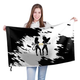 Флаг 3D с принтом Brazzers в Тюмени, 100% полиэстер | плотность ткани — 95 г/м2, размер — 67 х 109 см. Принт наносится с одной стороны | brazzers | ананизм | бразерс | браззерс | братья | звезда | мостурба | надпись | прикол | проно хуб | сайт | с