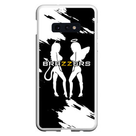 Чехол для Samsung S10E с принтом Brazzers в Тюмени, Силикон | Область печати: задняя сторона чехла, без боковых панелей | brazzers | ана | ангел | бразерс | браззерс | братья | демон | звезда | надпись | прикол | проно хуб | сайт | 