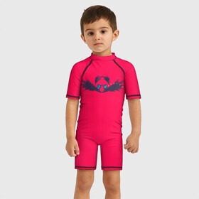 Детский купальный костюм 3D с принтом СОНИК в Тюмени, Полиэстер 85%, Спандекс 15% | застежка на молнии на спине | animal | games | hedgehog | sega | sonic | speed | speed sonic | быстрый ёж | ёж | ёжик | игры | персонаж | сега | синий ёж | скорость | соник