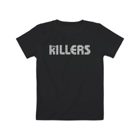 Детская футболка хлопок с принтом The Killers в Тюмени, 100% хлопок | круглый вырез горловины, полуприлегающий силуэт, длина до линии бедер | 
