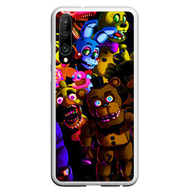 Чехол для Honor P30 с принтом Five Nights At Freddys в Тюмени, Силикон | Область печати: задняя сторона чехла, без боковых панелей | 5 ночей | 5 ночей с фредди | 5 ночей с фреди | five nights at freddys | fnaf | foxy | аниматроники | игра | компьютерная игра | пять ночей с фредди | фокси | фредди | фреди | чика