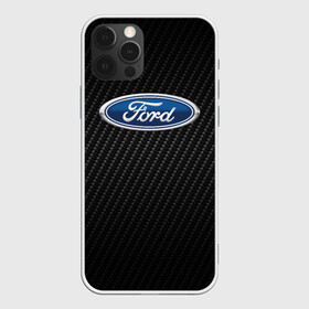 Чехол для iPhone 12 Pro Max с принтом Ford Carbone | Форд Карбон в Тюмени, Силикон |  | explorer | fiesta | focus | ford | gt40 | kuga | mondeo | mustang | авто | автомобиль | ам | куга | машина | мондео | мустанг | фиеста | фокус | форд