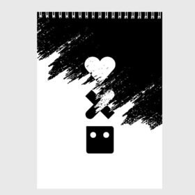 Скетчбук с принтом LOVE DEATH ROBOTS (LDR) в Тюмени, 100% бумага
 | 48 листов, плотность листов — 100 г/м2, плотность картонной обложки — 250 г/м2. Листы скреплены сверху удобной пружинной спиралью | death | fantastic | future | ldr | love | love death and robots | love death robots | netflix | robots | sci fi | будущее | лдр | любовь | нетфликс | роботы | фантастика