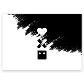 Поздравительная открытка с принтом LOVE DEATH ROBOTS (LDR) в Тюмени, 100% бумага | плотность бумаги 280 г/м2, матовая, на обратной стороне линовка и место для марки
 | death | fantastic | future | ldr | love | love death and robots | love death robots | netflix | robots | sci fi | будущее | лдр | любовь | нетфликс | роботы | фантастика