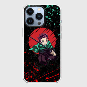 Чехол для iPhone 13 Pro с принтом Kimetsu no yaiba краснозеленые брызги в Тюмени,  |  | demon slayer | kimetsu no yaiba | nezuko | shinobu | slayer | tanjiro | zenitsu | гию томиока | зенитцу | иноске хашибира | клинок рассекающий демонов | незуко | танджиро | шинобу кочо