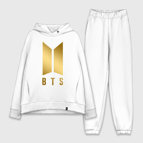 Женский костюм хлопок Oversize с принтом BTS GOLD | ЗОЛОТОЙ БТС (Z) в Тюмени,  |  | bangtan boys | bt21 | bts | rm | бтс | ви | джей хоуп | джонгук | сюга | чимин | чин