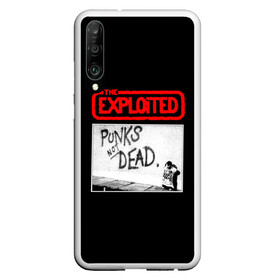 Чехол для Honor P30 с принтом Punks Not Dead в Тюмени, Силикон | Область печати: задняя сторона чехла, без боковых панелей | Тематика изображения на принте: art | punk | punks not dead | rock | sons of anarchy | анархия | арт | группа | егор летов | логотип | музыка | надпись | панк | панк рок | прикольная | рок | свобода | хаос