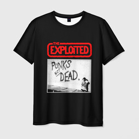 Мужская футболка 3D с принтом Punks Not Dead в Тюмени, 100% полиэфир | прямой крой, круглый вырез горловины, длина до линии бедер | art | punk | punks not dead | rock | sons of anarchy | анархия | арт | группа | егор летов | логотип | музыка | надпись | панк | панк рок | прикольная | рок | свобода | хаос