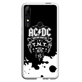 Чехол для Honor P Smart Z с принтом AC DC T N T в Тюмени, Силикон | Область печати: задняя сторона чехла, без боковых панелей | Тематика изображения на принте: ac dc | acdc | acdc ас дс | angus | back in black | highway to hell | mckinnon | young | австралийская | ангус янг | ас дс | асдс | блюз | в форме | гитара | группа | крис слэйд | метал | молния | музыка | п | певец | рок | рок н ролл