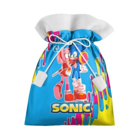 Подарочный 3D мешок с принтом Sonic в Тюмени, 100% полиэстер | Размер: 29*39 см | game | sega | sonic the hedgehog | sonik | игра | комиксы | мультфильм | соник