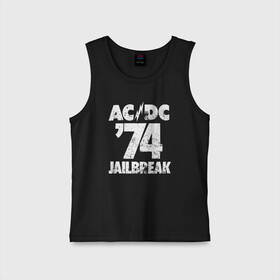 Детская майка хлопок с принтом AC DC в Тюмени,  |  | ac dc | acdc | acdc ас дс | angus | back in black | highway to hell | mckinnon | young | австралийская | ангус янг | ас дс | асдс | блюз | в форме | гитара | группа | крис слэйд | метал | молния | музыка | п | певец | рок | рок н ролл