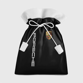 Подарочный 3D мешок с принтом PORSCHE ПОРШЕ в Тюмени, 100% полиэстер | Размер: 29*39 см | Тематика изображения на принте: auto | porsche | sport | авто | автомобиль | автомобильные | бренд | марка | машины | порше | спорт