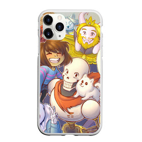 Чехол для iPhone 11 Pro Max матовый с принтом UNDERTALE в Тюмени, Силикон |  | asriel dreemurr | chara | frisk | gaster blaster | sans | undertale | азриэль дримурр | андертейл | гастер | меттатон | санс | фриск | чара