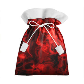 Подарочный 3D мешок с принтом Красный дым в Тюмени, 100% полиэстер | Размер: 29*39 см | дым | красный дым | накал | огонь | смешение красок | текстуры