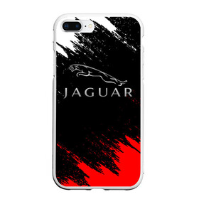 Чехол для iPhone 7Plus/8 Plus матовый с принтом Jaguar в Тюмени, Силикон | Область печати: задняя сторона чехла, без боковых панелей | auto | jaguar | xf | xk | авто | автомобиль | ам | машина | машины | ягуар