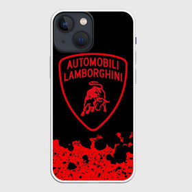 Чехол для iPhone 13 mini с принтом Lamborghini | Ламборгини в Тюмени,  |  | audi | auto | aventador | lamborghini | murcielago | urus | авто | автомобиль | ам | ламба | ламборгини | машина | машины | спорткар | урус