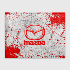 Обложка для студенческого билета с принтом MAZDA RED LOGO | МАЗДА ЛОГО в Тюмени, натуральная кожа | Размер: 11*8 см; Печать на всей внешней стороне | Тематика изображения на принте: auto | mazda | mps | sport | авто | автомобиль | автомобильные | бренд | мазда | марка | машины | мпс | спорт