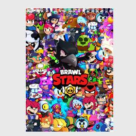 Скетчбук с принтом BRAWL STARS CROW в Тюмени, 100% бумага
 | 48 листов, плотность листов — 100 г/м2, плотность картонной обложки — 250 г/м2. Листы скреплены сверху удобной пружинной спиралью | 8 | 8 bit | bibi | brawl stars | brock | bull | crow | dinomike | el primo | leon | mobile game | mr.p | nita | poko | ricochet | stars | tara | бравл старс | ворон | леон | мобильные игры