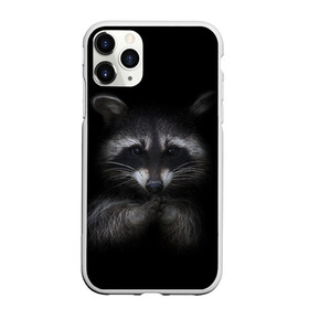 Чехол для iPhone 11 Pro Max матовый с принтом Енот в Тюмени, Силикон |  | animals | black | funny | photos | raccoon | white | белое | енот | енотик | енчик | животные | зверёк | звери | зверьки | зверюшки | полоскун | прикольные | прикольный | фото | черное