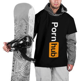 Накидка на куртку 3D с принтом ПОРНХАБ | PORNHUB (Z) в Тюмени, 100% полиэстер |  | brand | brazzers | fake taxi | faketaxi | hub | mode | playboy | бразерс | бренд | мода | фейк такси
