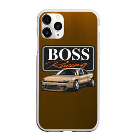Чехол для iPhone 11 Pro Max матовый с принтом Boss Racing в Тюмени, Силикон |  | auto | check point | city style | jdm | street racing | авто | автомобиль | ам | гонщик | ждм | машина | скорость | стритрейсеры | уличные гонки