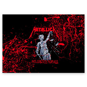 Поздравительная открытка с принтом METALLICA | МЕТАЛЛИКА | МЕТАЛИКА  в Тюмени, 100% бумага | плотность бумаги 280 г/м2, матовая, на обратной стороне линовка и место для марки
 | Тематика изображения на принте: album | black | concert | heavy | kirk | metal | metallica | music | rock | tolls | джеймс хэтфилд | кирк хэмметт | клифф бёртон | ларс ульрих | метал | металлика | трэш