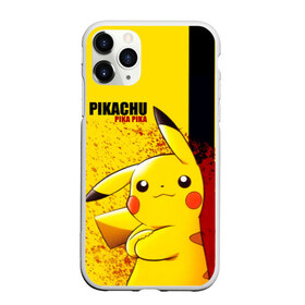 Чехол для iPhone 11 Pro Max матовый с принтом PIKACHU в Тюмени, Силикон |  | pika | pikachu | pokemons | аниме | детектив пикачу | пика | пикачу | покемон