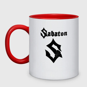 Кружка двухцветная с принтом Sabaton в Тюмени, керамика | объем — 330 мл, диаметр — 80 мм. Цветная ручка и кайма сверху, в некоторых цветах — вся внутренняя часть | battle | panzerkampf | primo victoria | sabaton | the art of war | the great war | атака мертвецов | бисмарк | броден | войны | группа | йоаким | латный ботинок | метал | ночные ведьмы | пауэр | рок | рыцарские доспехи | сабатон