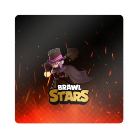 Магнит виниловый Квадрат с принтом Brawl stars Mortis Мортис в Тюмени, полимерный материал с магнитным слоем | размер 9*9 см, закругленные углы | Тематика изображения на принте: brawl | brawl stars | brawlstars | brawl_stars | jessie | mortis | бравл | бравлстарс | мортис