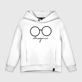 Детское худи Oversize хлопок с принтом Imagine John Lennon в Тюмени, френч-терри — 70% хлопок, 30% полиэстер. Мягкий теплый начес внутри —100% хлопок | боковые карманы, эластичные манжеты и нижняя кромка, капюшон на магнитной кнопке | autograph | beatles | imagine | john | lennon | the beatles | автограф | битлз | битлы | голубая | группа | джинса | джинсовая | джинсовый | джон | купить | леннон | леннона | очки | с группы