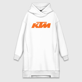 Платье-худи хлопок с принтом KTM | КТМ Лого в Тюмени,  |  | enduro | ktm | moto | motocycle | sportmotorcycle | ктм | мото | мотоспорт