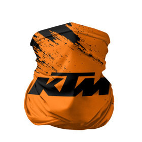 Бандана-труба 3D с принтом KTM в Тюмени, 100% полиэстер, ткань с особыми свойствами — Activecool | плотность 150‒180 г/м2; хорошо тянется, но сохраняет форму | enduro | ktm | moto | motocycle | sportmotorcycle | ктм | мото | мотоспорт