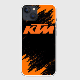 Чехол для iPhone 13 с принтом КТМ | КТМ (Z) в Тюмени,  |  | enduro | ktm | moto | moto sport | motocycle | sportmotorcycle | ктм | мото | мото спорт | мотоспорт | спорт мото